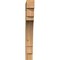 Ekena Millwork Merced Block Rough Sawn Bracket, Western Red Cedar, 4"W x 24"D x 32"H BKT04X24X32MRC05RWR - alternate 2